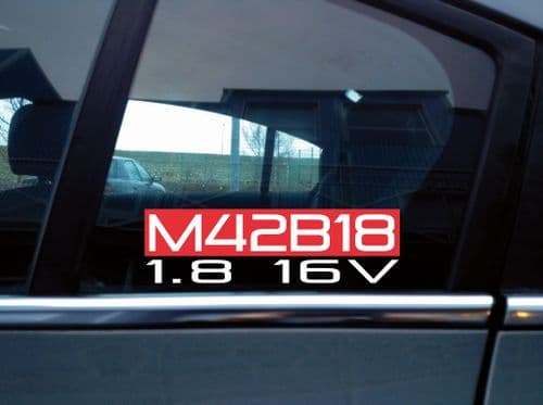 M42B18 1.8 16v sticker for BMW e30 318is / e36 318is m42 | classic C34