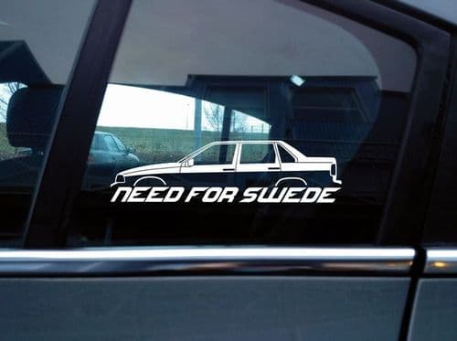 NEED FOR SWEDE sticker - For Volvo S70 | 1996-2000) | T5 | retro N19
