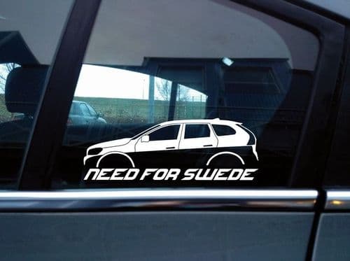 NEED FOR SWEDE sticker -for Volvo XC60 1st gen 2009-2017 | CUV tuning N30