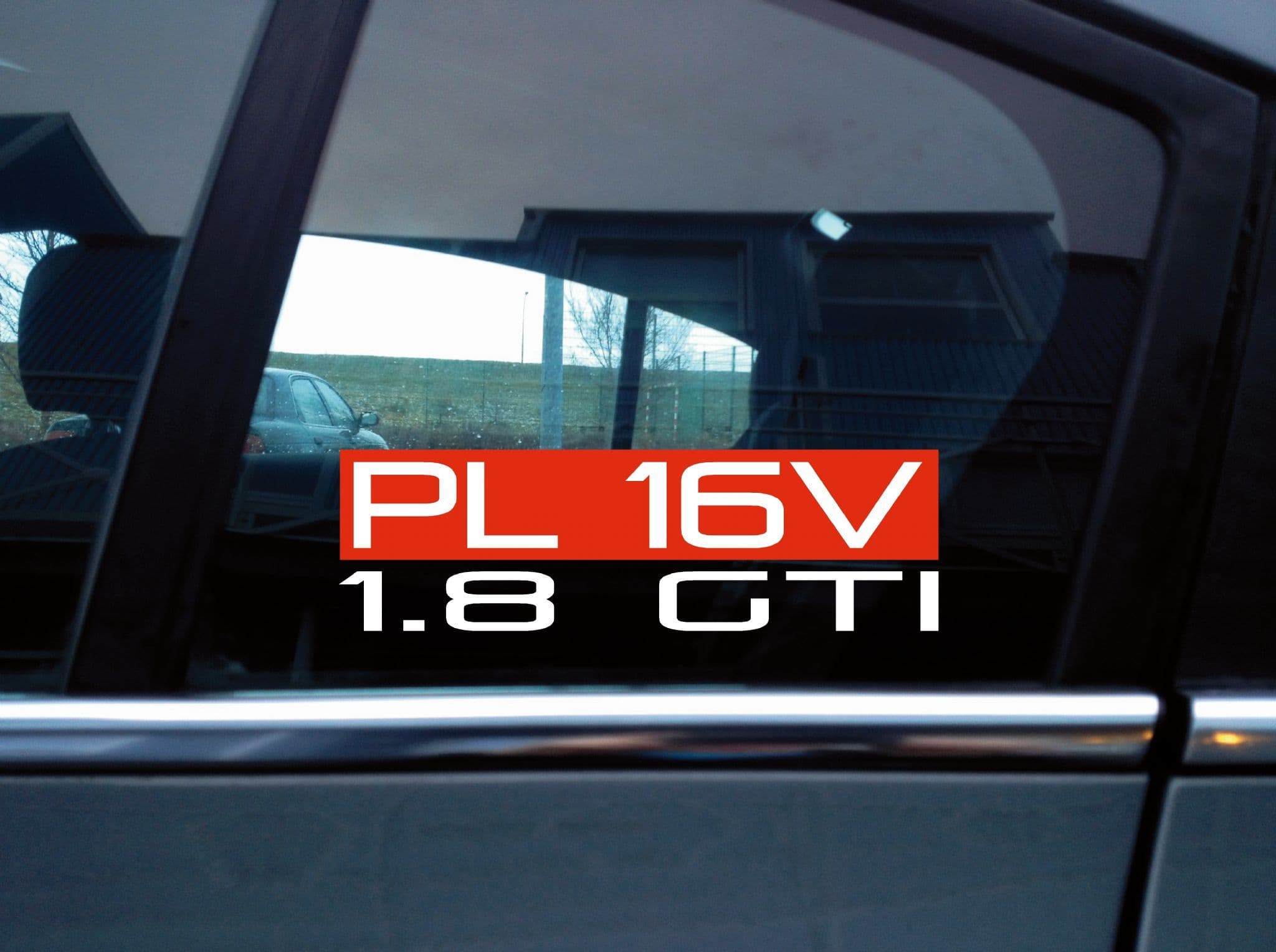 PL 16v 1 8 GTI engine code sticker for Volkswagen Golf Jetta mk2 GTi ...