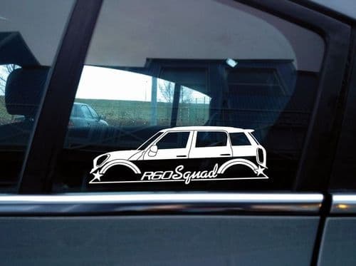 R60 squad sticker - for Mini Countryman R60 | 1st gen, 2010-2016 Q42