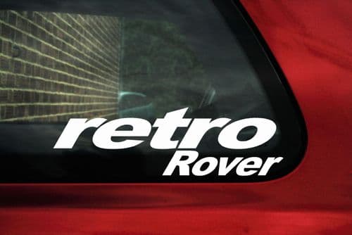 Retro Rover sticker