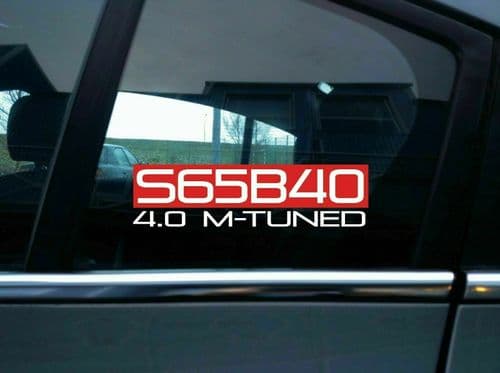 S65B40 4.0 M-TUNED sticker, Decal for BMW M3 e90 / e92 / e93 | 2008-2013 C31