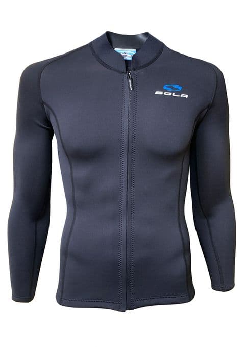 Sola Fusion 2mm Front Zip Mens Wetsuit Jacket