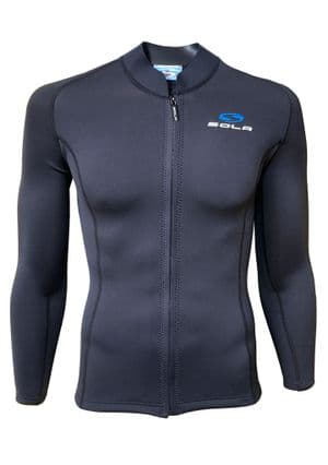 Sola Fusion 2mm Front Zip Mens Wetsuit Jacket
