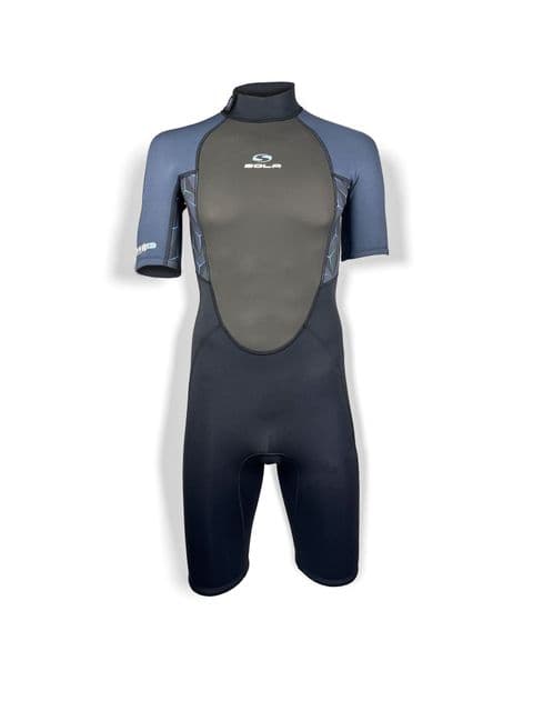 Sola Fusion 3/2 Back Zip Mens Shortie
