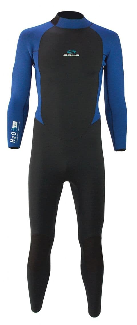Sola H2O 4/3 Back Zip Mens Fullsuit