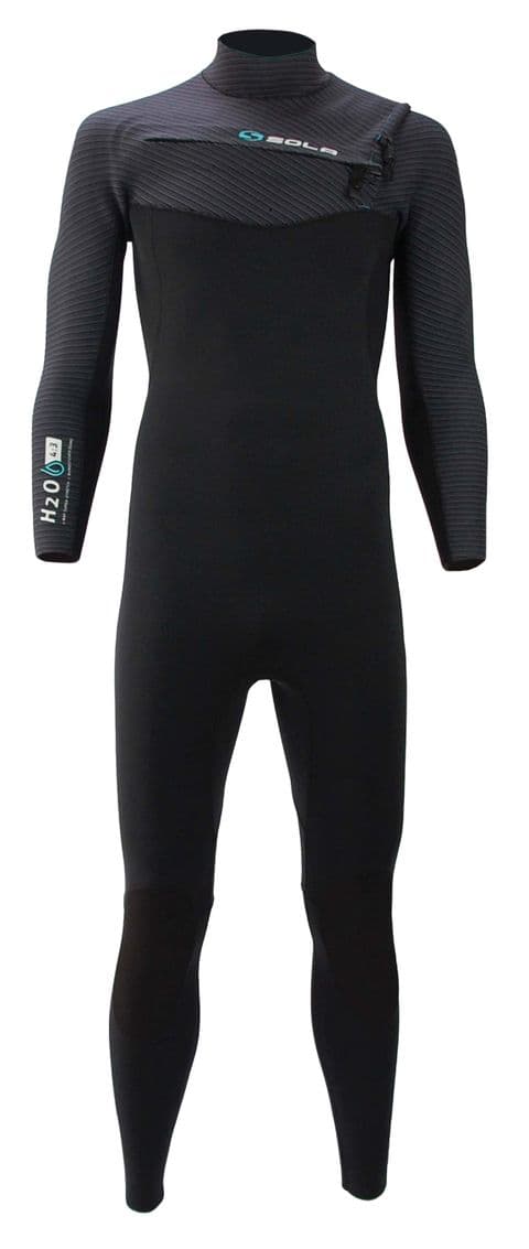 Sola H2O 4/3 Chest Zip Mens Fullsuit