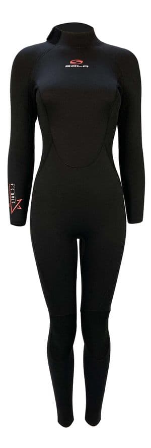 Sola Star 5/4 Back Zip Ladies Fullsuit