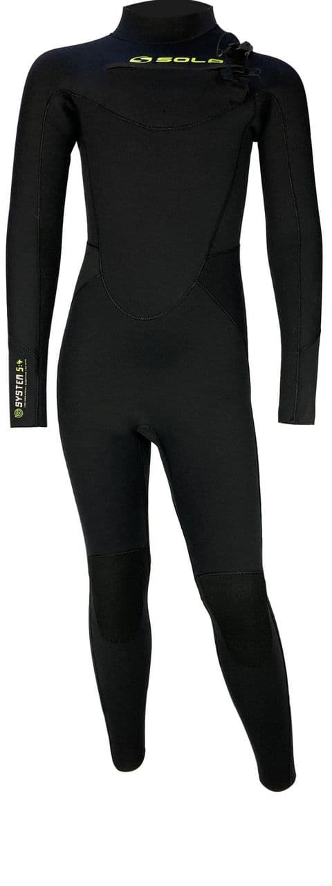 Sola System 5/4 Chest Zip Youth Fullsuit
