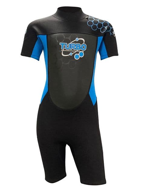 Turbo 2.5mm Back Zip Kids Shortie