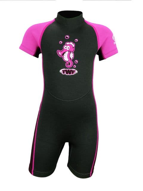 TWF Seahorse 2mm Kids Summer Shortie