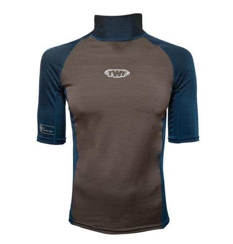 TWF Short Sleeve UV Adult Rash Vest