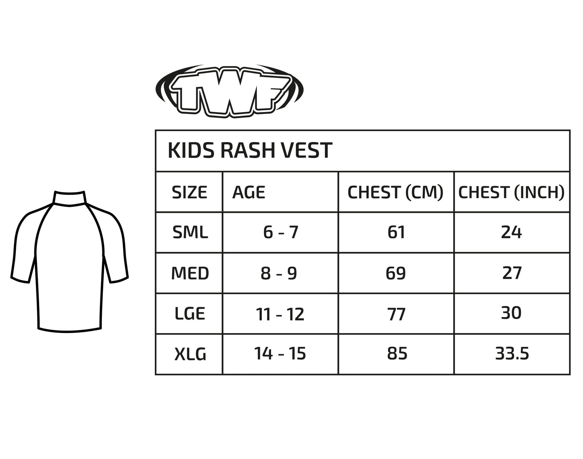 TWF Kids Rash Vest
