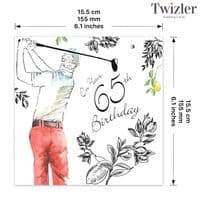 Age Birthday Cards. Birthday Card For Him. Age 65 Birthday Card. Male Birthday Card. Happy Birthday Cards. Twizler.