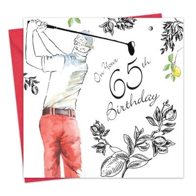 65th Birthday Card For Him