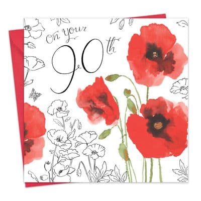 90th Birthday Card For Her
