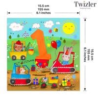 Childrens Birthday Cards. Cute Cards. Age Cards. Happy Birthday Cards. Twizler.