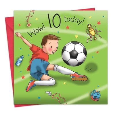 Age 10 Birthday Card Boys