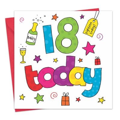 Age 18 Birthday Card