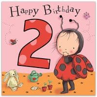 Childrens Birthday Cards. Cute Cards. Age Cards. Happy Birthday Cards. Girls Cards. Twizler.
