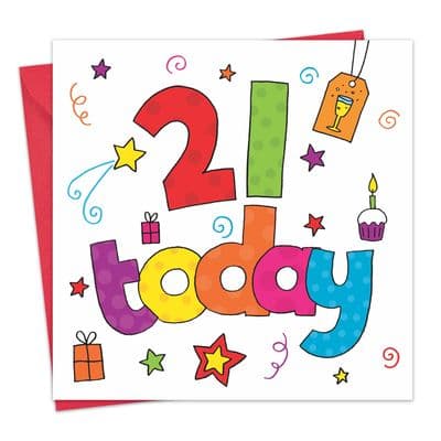 Age 21 Milestone Birthday Card