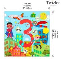 Childrens Birthday Cards. Cute Cards. Age Cards. Happy Birthday Cards. Twizler.