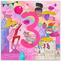 Childrens Birthday Cards. Cute Cards. Age Cards. Happy Birthday Cards. Twizler.