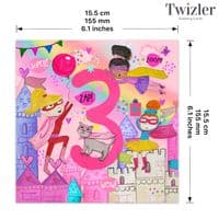 Childrens Birthday Cards. Cute Cards. Age Cards. Happy Birthday Cards. Twizler.