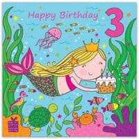 Childrens Birthday Cards. Cute Cards. Age Cards. Happy Birthday Cards. Girls Cards. Twizler.
