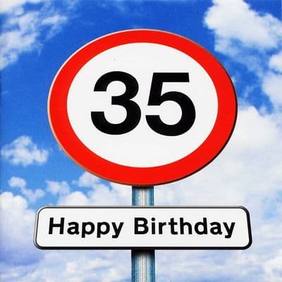 Age 35 Birthday Card