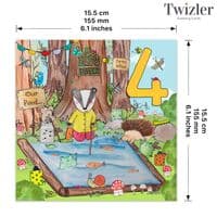 Childrens Birthday Cards. Cute Cards. Age Cards. Happy Birthday Cards. Twizler.