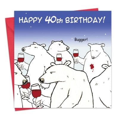 Age 40 Funny Card