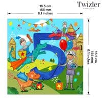 Childrens Birthday Cards. Cute Cards. Age Cards. Happy Birthday Cards. Twizler.