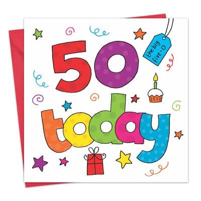 Age 50 Milestone Birthday Card