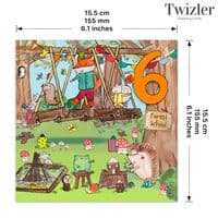 Childrens Birthday Cards. Cute Cards. Age Cards. Happy Birthday Cards. Twizler.