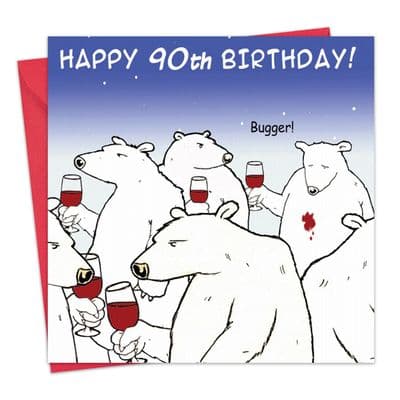 Age 90 Funny Card