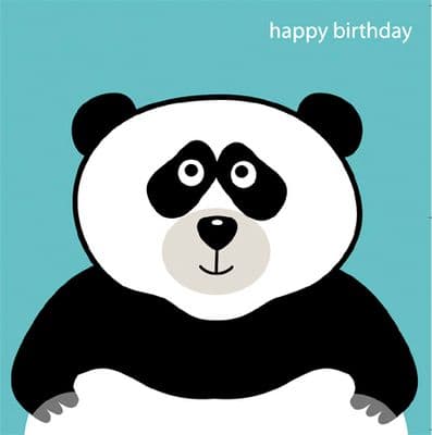 Animal Magic Birthday Card - Panda