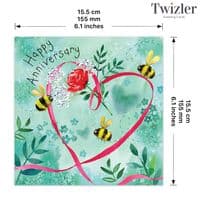 Happy Anniversary Cards. Cute Cards. Animal Cards. Cute Greetings Cards. Twizler