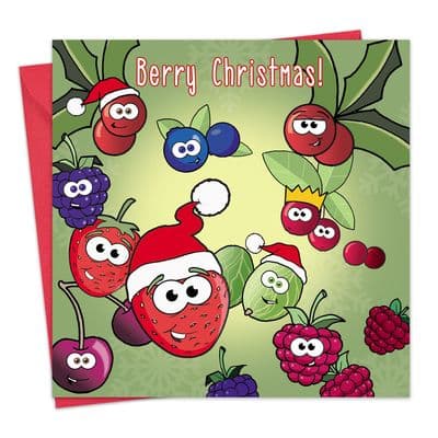 Berry Christmas Funny Card
