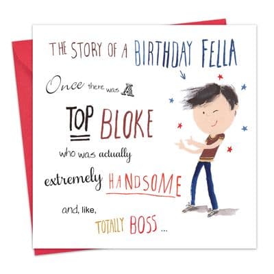 Birthday Card For a Top Bloke