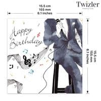 Gorgeous Birthday Cards. Birthday Card For Him. Male Birthday Card. Happy Birthday Cards. Twizler.