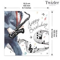 Gorgeous Birthday Cards. Birthday Card For Him. Male Birthday Card. Happy Birthday Cards. Twizler.