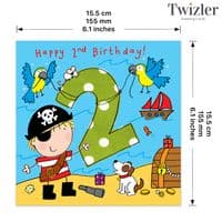 Childrens Birthday Cards. Cute Cards. Age Cards. Happy Birthday Cards. Girls Cards. Boys Cards. Twizler.