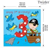 Childrens Birthday Cards. Cute Cards. Age Cards. Happy Birthday Cards. Girls Cards. Boys Cards. Twizler.