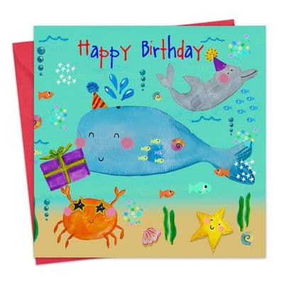 Boys Birthday Card - Undersea