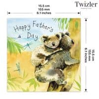 Cute Fathers Day Cards. Father's Day Cards. Happy Father's Day Cards. Best Dad Card. Spring Seasons Cards. Twizler.
