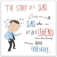 Card For Fathers Day Awesome Dad