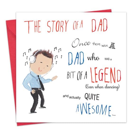 Card For Fathers Day Awesome Dad