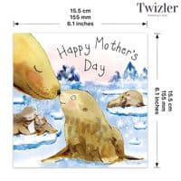 Cute Mothers Day Cards. Mother's Day Cards. Happy Mother's Day Cards. Best Mum Card. Spring Seasons Cards. Twizler.